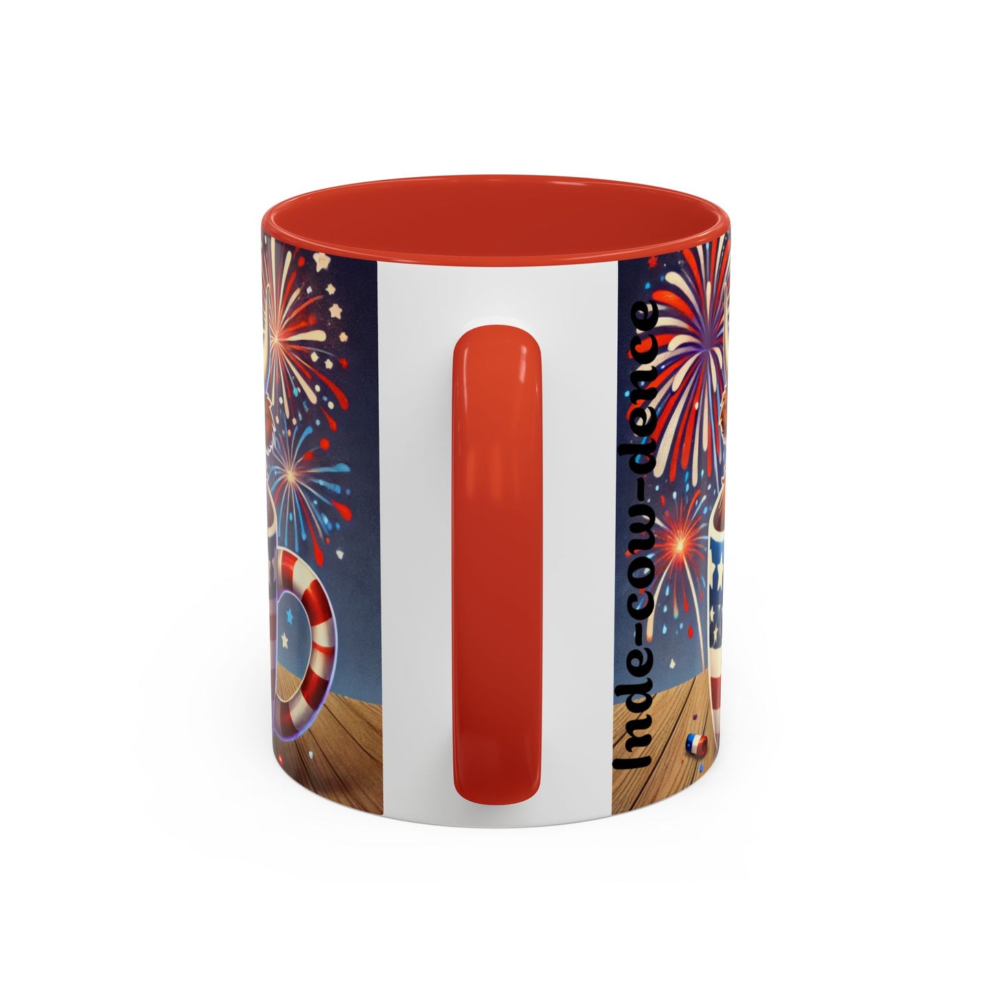 Cute 4th Of July Highland Cow