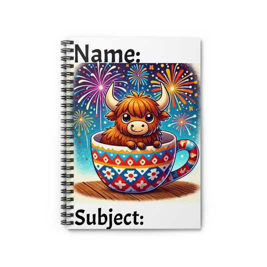 4th of July Spiral Notebook