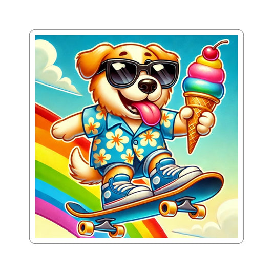 Skateboard Dog Sticker
